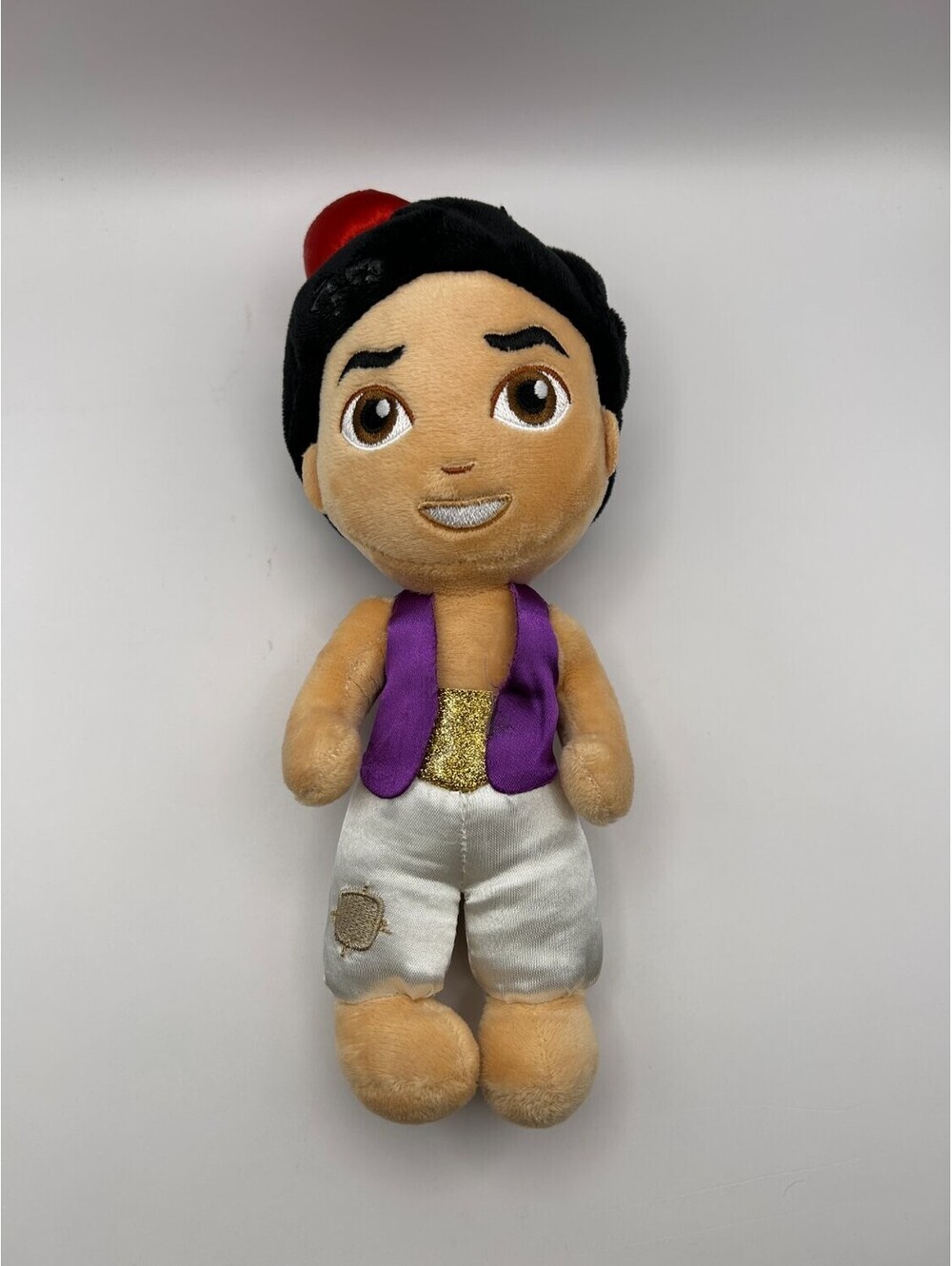 Disney Aladdin Plush Doll Stuffed Animal Toy Imports Dragon Purple Vest Fez